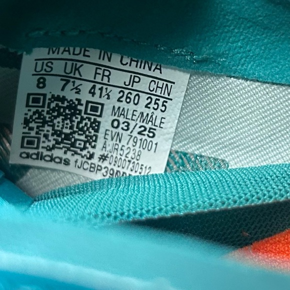 Adidas Terrex Agravic Speed Ultra Pure Teal/Grey/Aurora Ivy (JR5238) size 8.